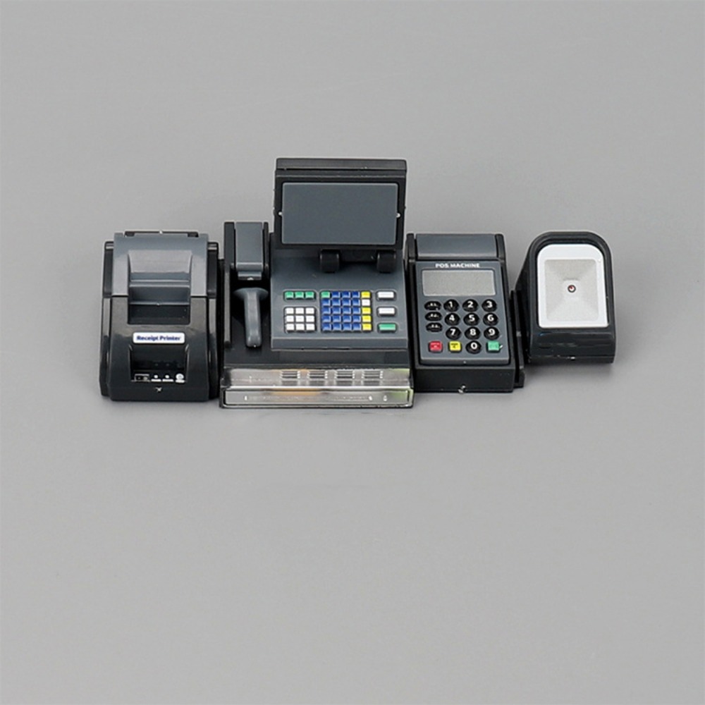 Toy Cash Register - Mini House Cash Register DIY Black