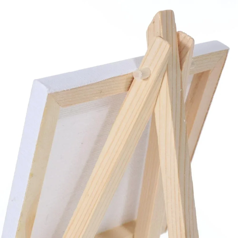 10/12pcs Mini Canvas and Easel - Kids Art Easel ulasan dan harga