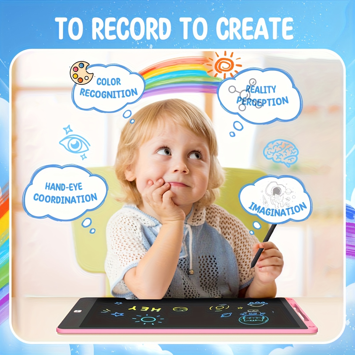 30pcs of 8.5 Inch LCD Drawing  - Learning Tablet Kids ulasan dan harga