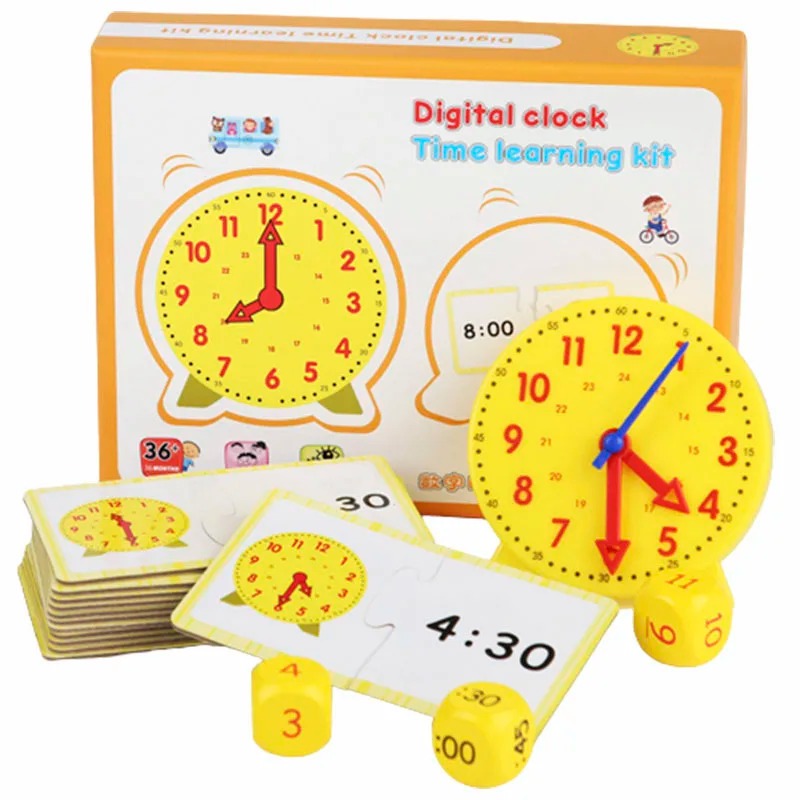 Children Montessori Clock Educ - Kid Toys Ads ulasan dan harga