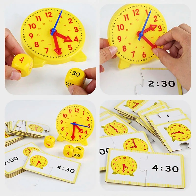 Children Montessori Clock Educ - Kid Toys Ads ulasan dan harga
