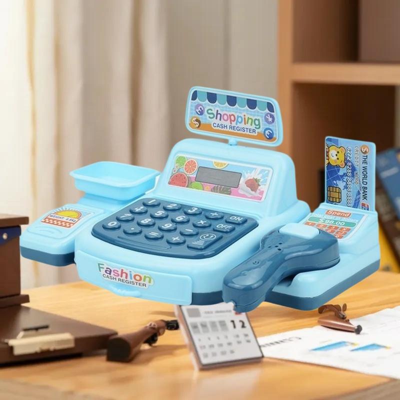 1Set Supermarket Cashier Elect - Toy Cash Register ulasan dan harga