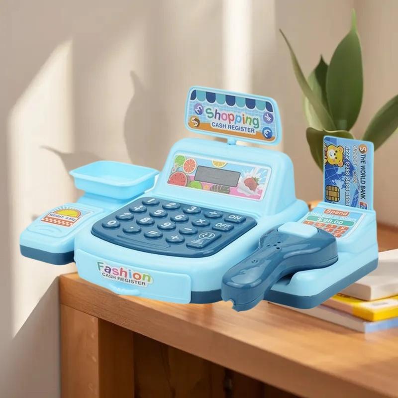 1Set Supermarket Cashier Elect - Toy Cash Register ulasan dan harga