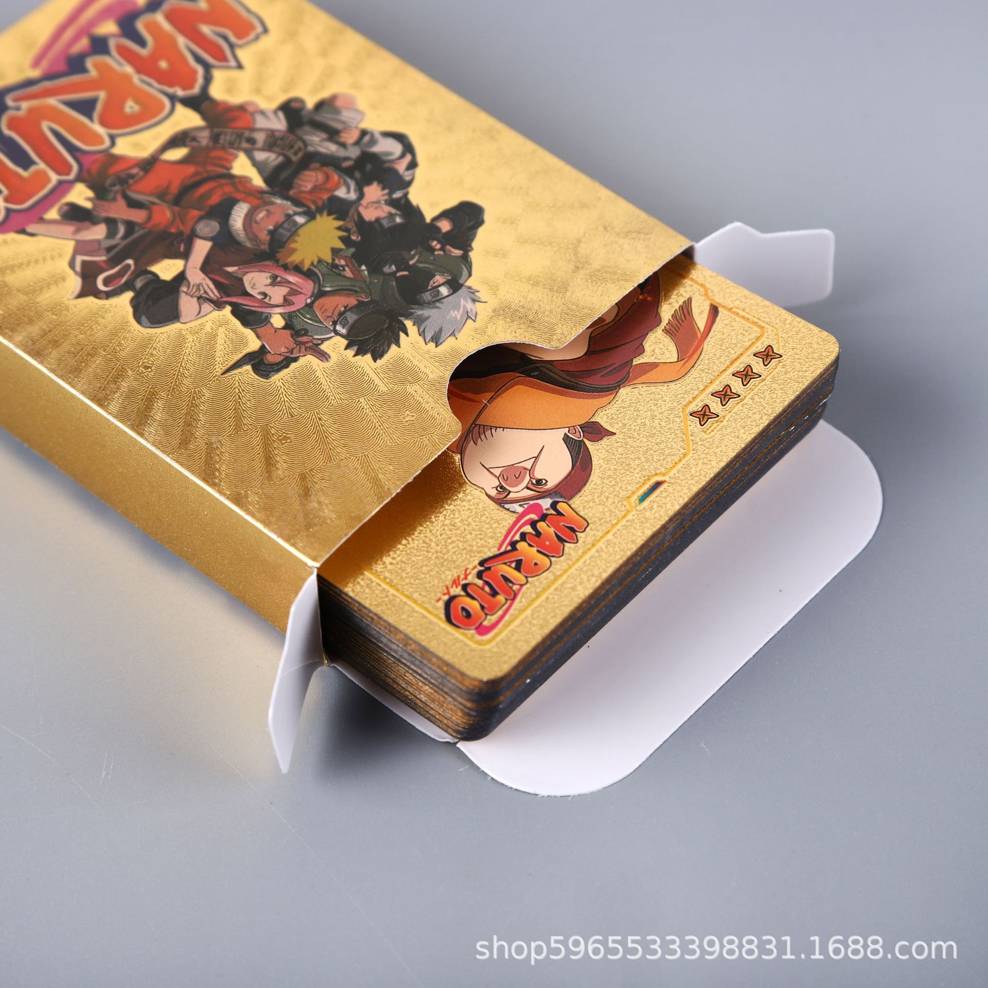 55pcs Naruto Card Gold English - Kids Toys Japan ulasan dan harga