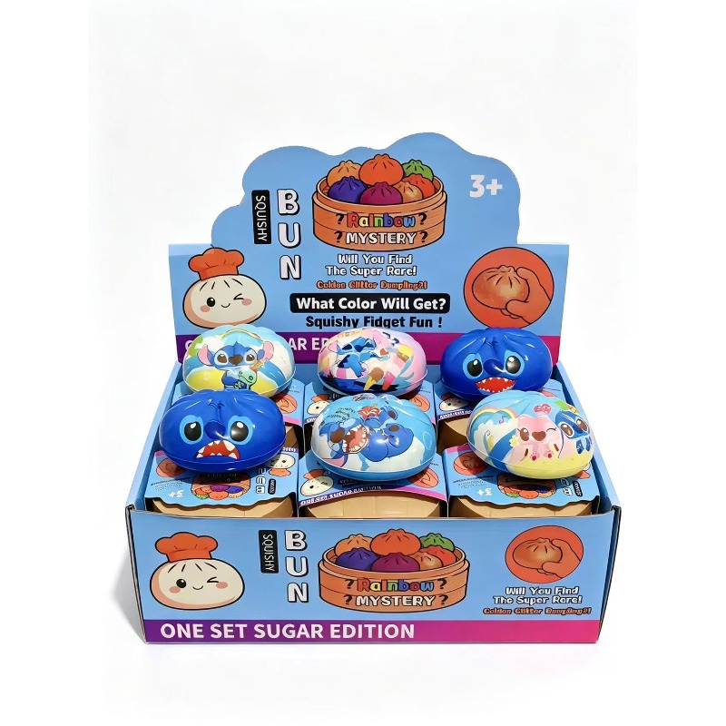 Anime Stitch Squishy Steamed B - Kids Toys Box ulasan dan harga