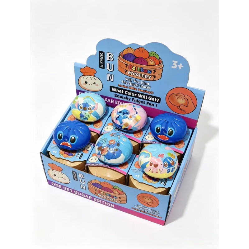 Anime Stitch Squishy Steamed B - Kids Toys Box ulasan dan harga