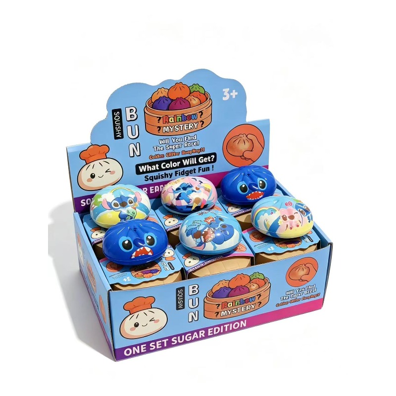 Anime Stitch Squishy Steamed B - Kids Toys Box ulasan dan harga