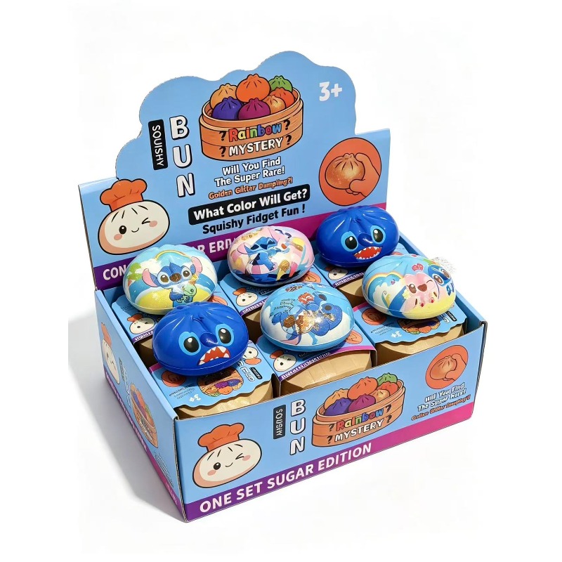 Anime Stitch Squishy Steamed B - Kids Toys Box ulasan dan harga
