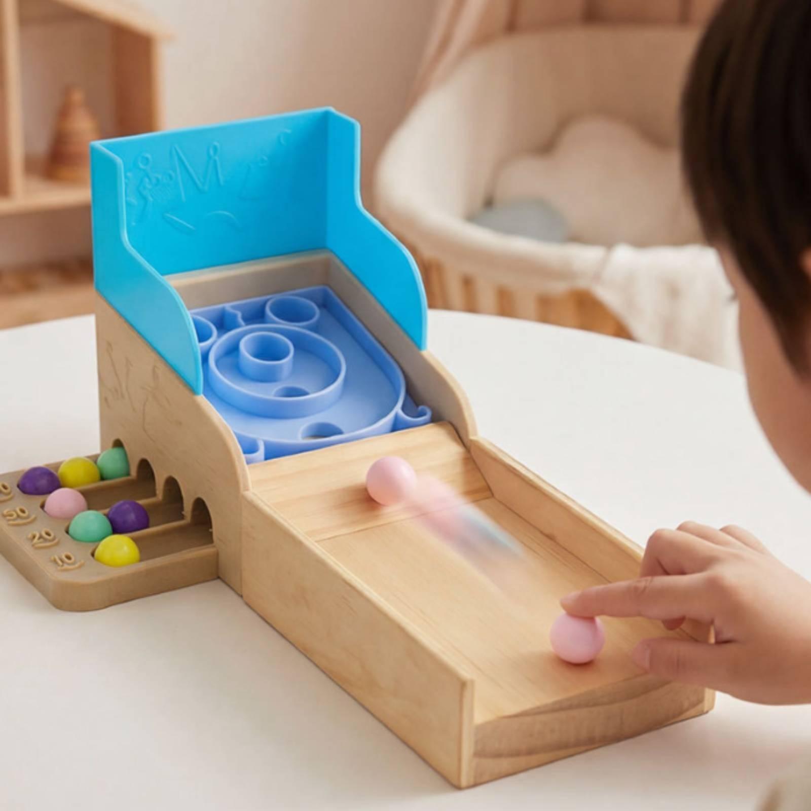 Wooden Marble Toy with Sloped  - Marble Run Set ulasan dan harga