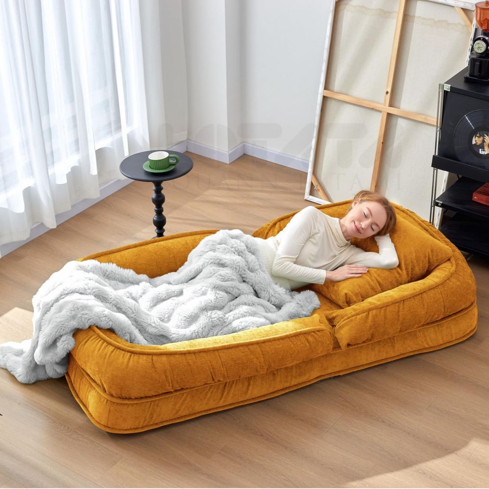 Foldable Lazy Sofa Bed Floor C - Kids & Toys Expo Saudi Arabia ulasan dan harga
