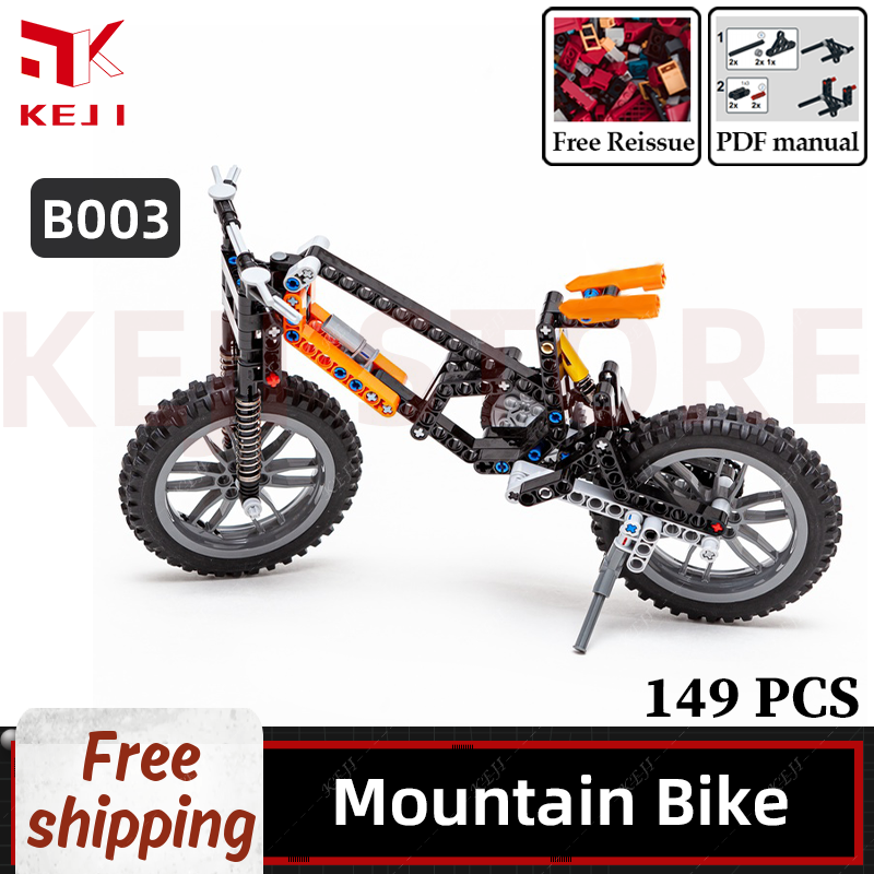 KEJI MOC Downhill Mountain Bik - Kids Toys Cycle ulasan dan harga