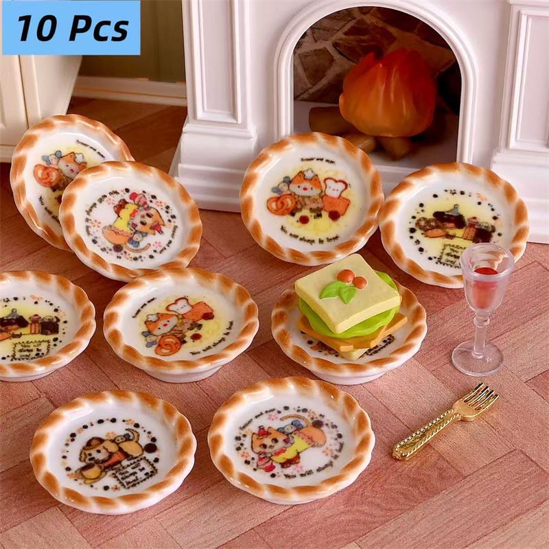 10Pcs/set Dollhouse Miniature  - Kids Toys Home ulasan dan harga