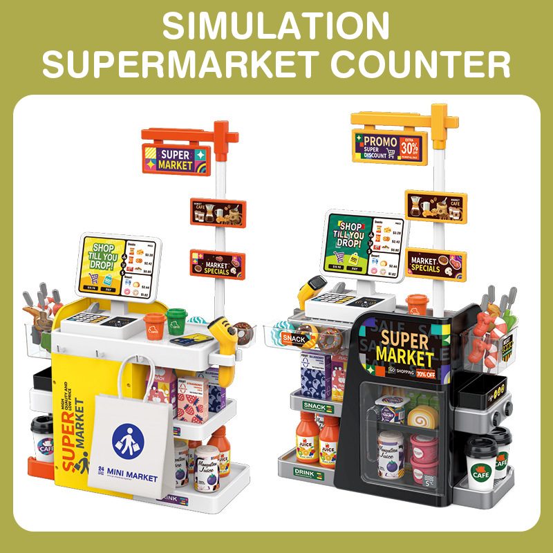 Kids Mini Supermarket Checkout - Toy Cash Register ulasan dan harga
