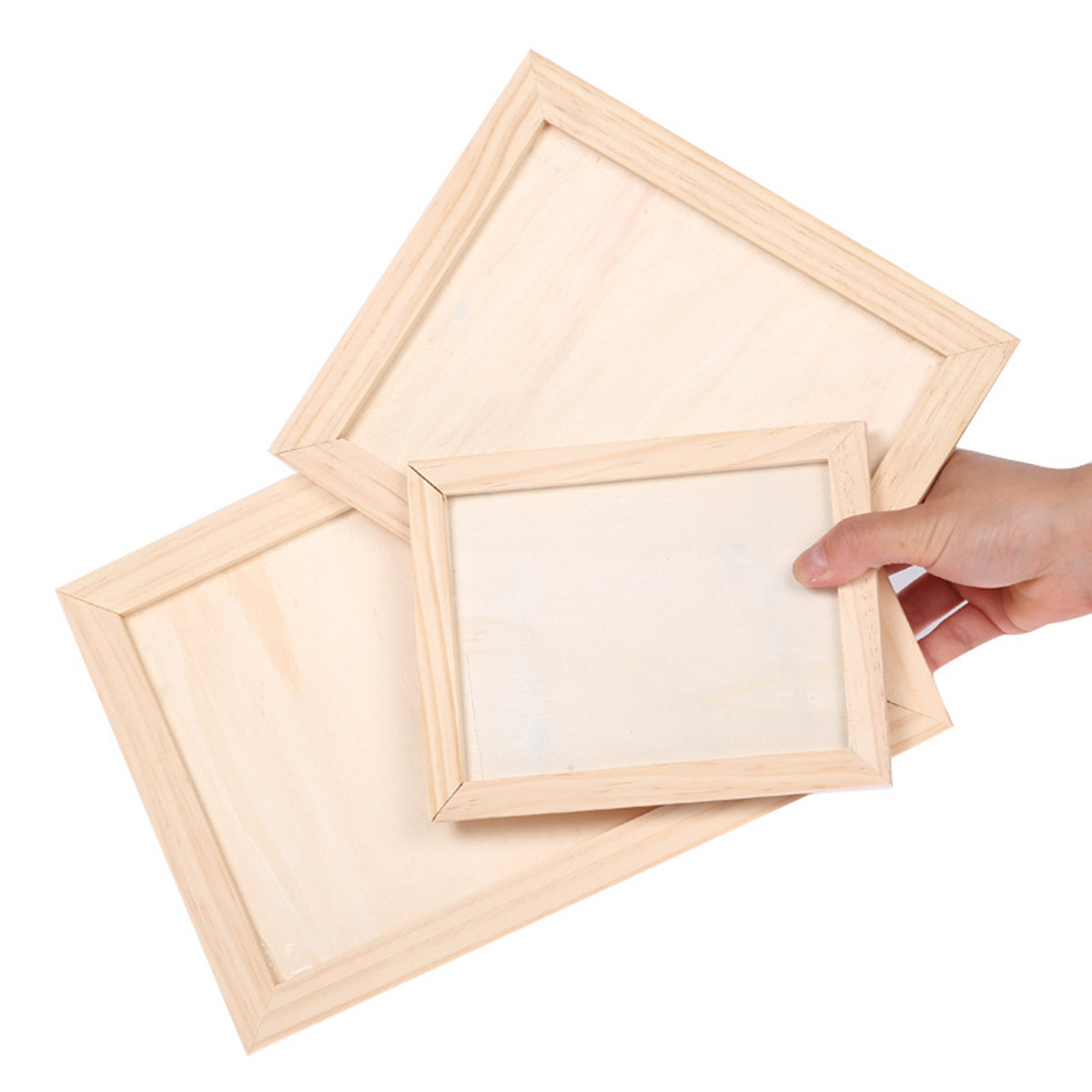 2Pcs Blank Wooden Painting Fra - Kids Art Easel ulasan dan harga