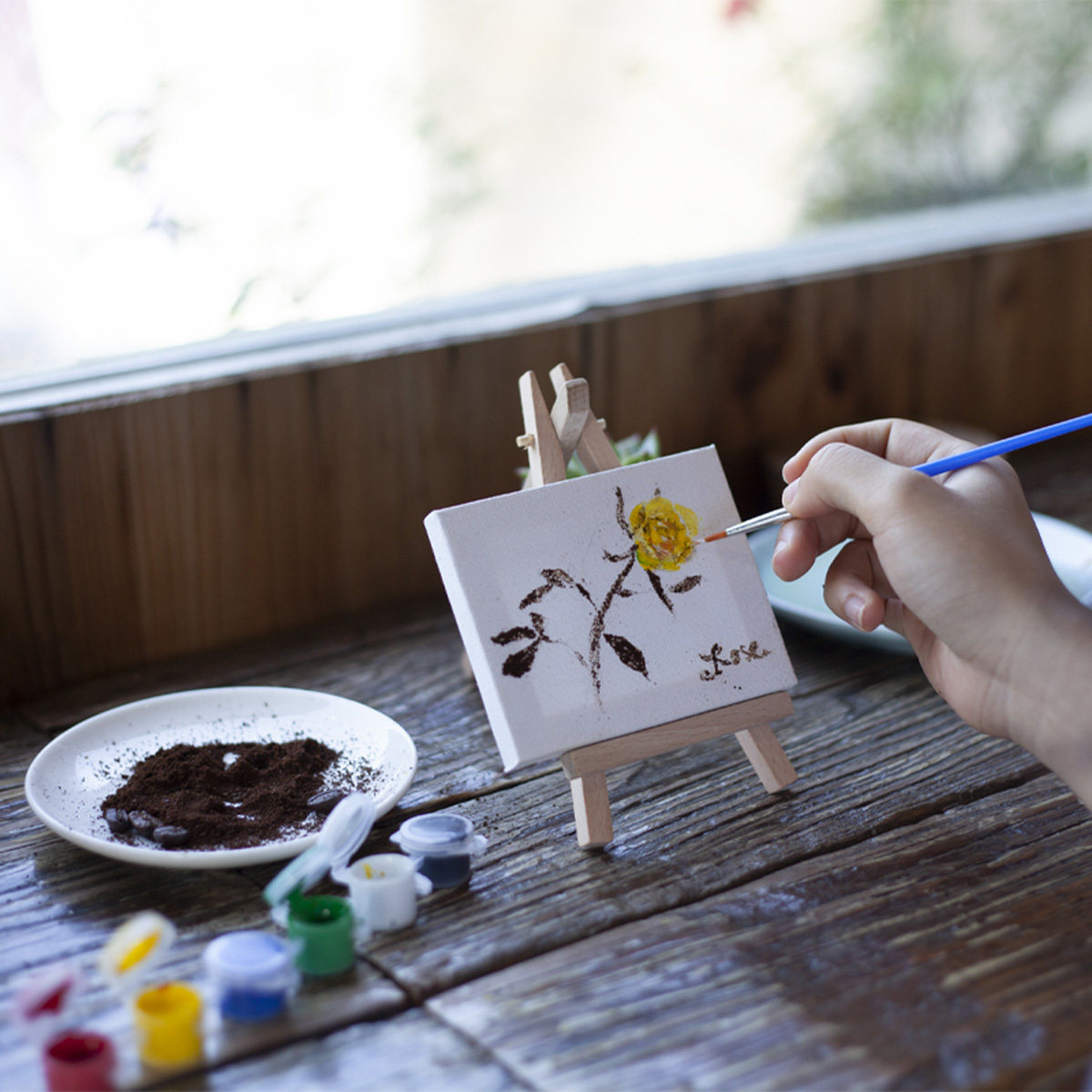 10Pcs Mini Wooden Easel with T - Kids Art Easel ulasan dan harga