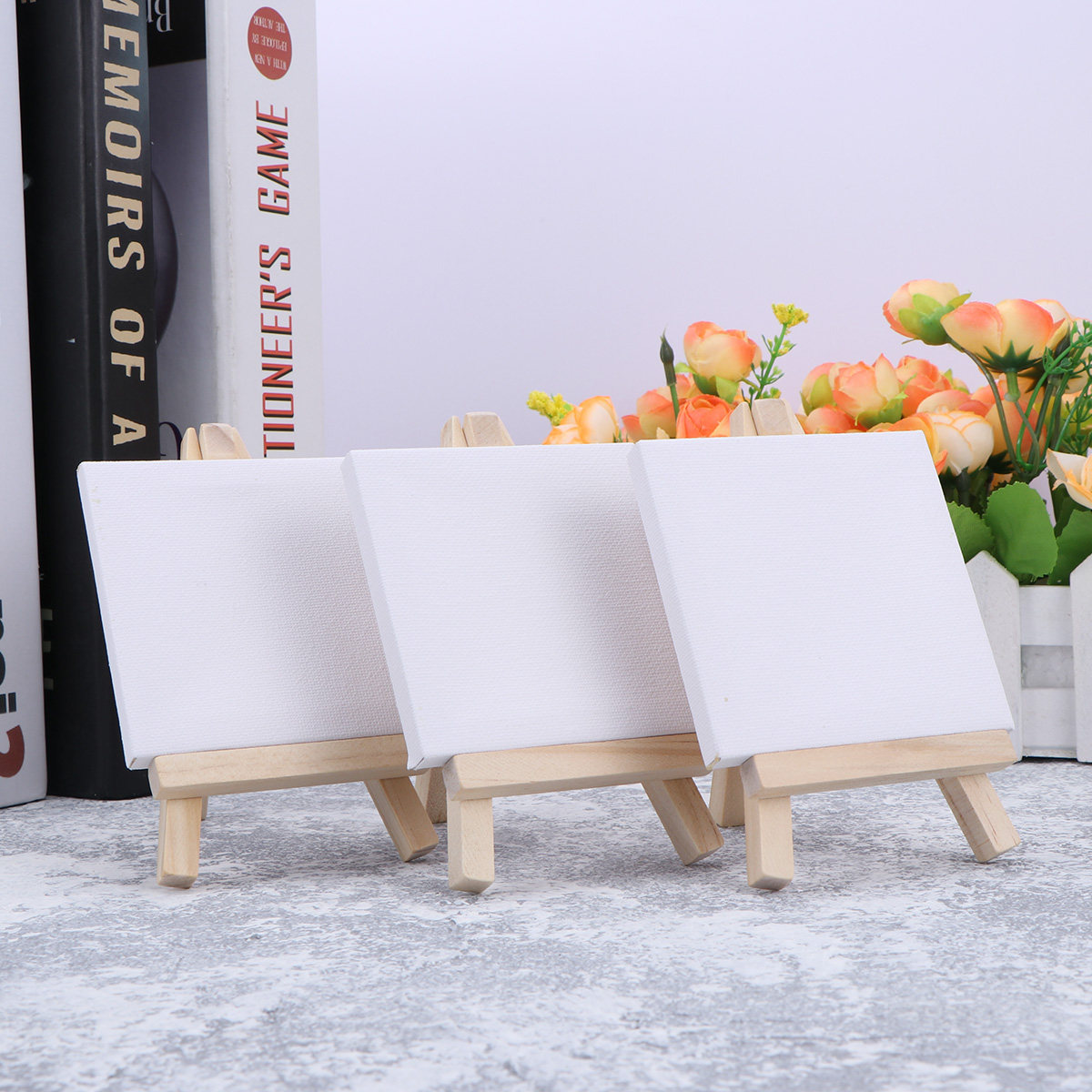 10Pcs Mini Wooden Easel with T - Kids Art Easel ulasan dan harga