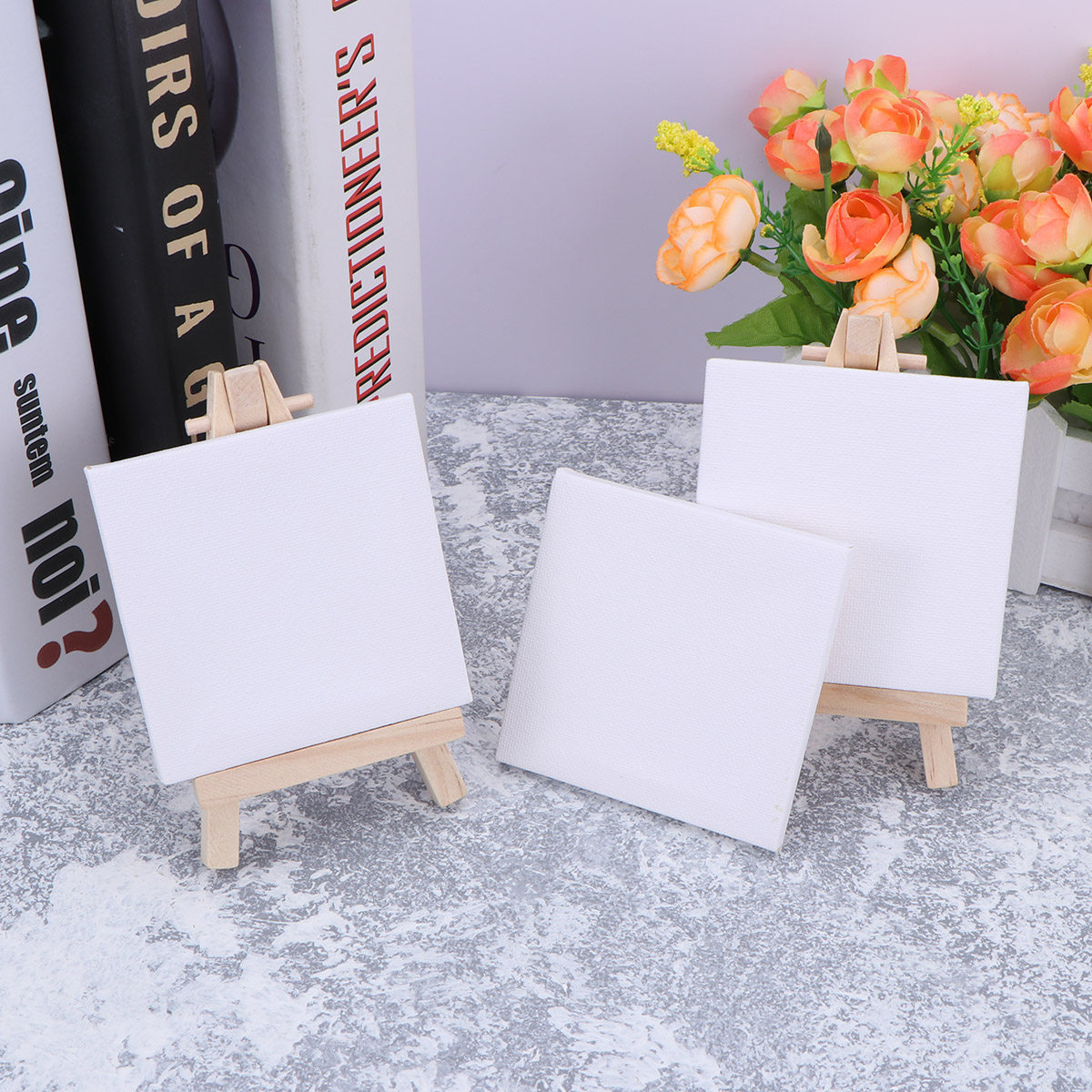 10Pcs Mini Wooden Easel with T - Kids Art Easel ulasan dan harga