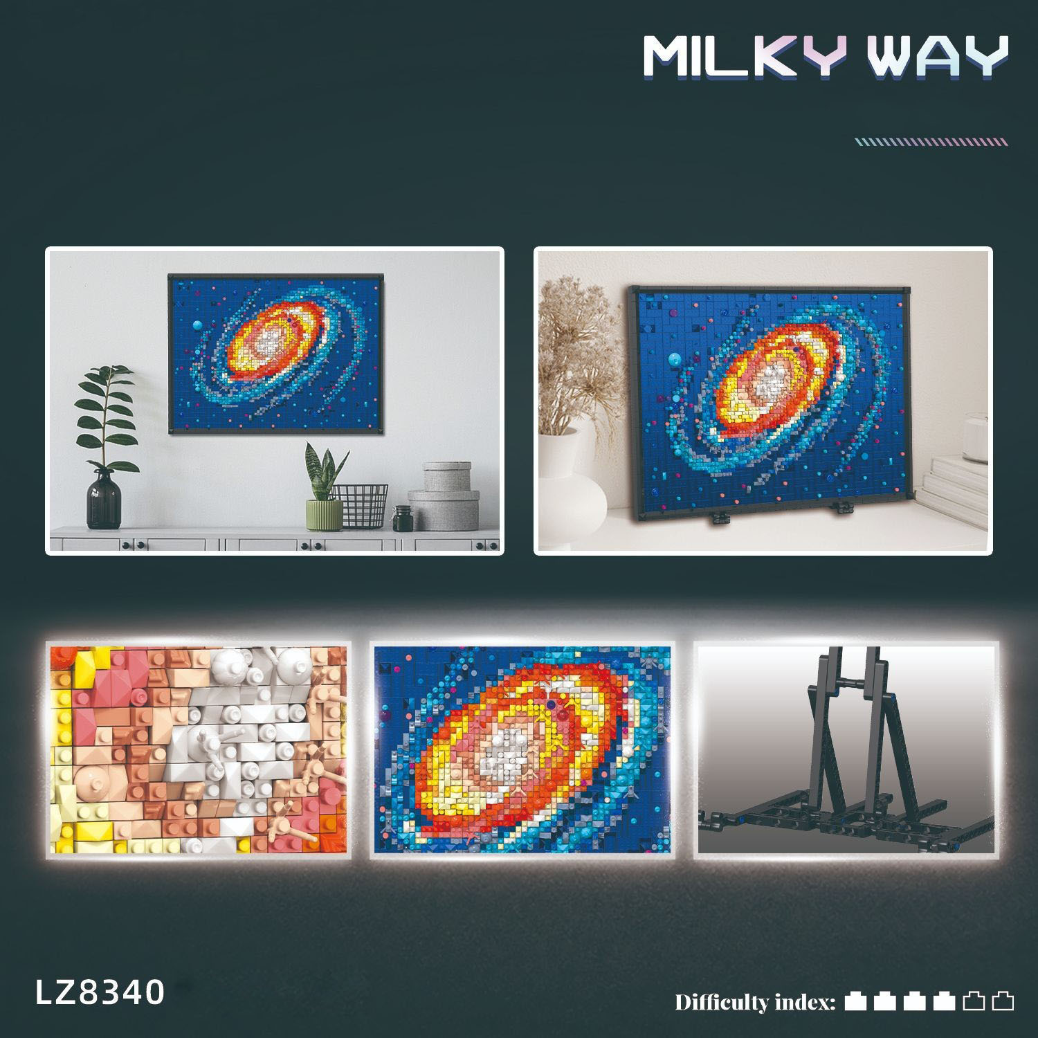 Idea Painting Block Pixel Art  - Kids Art Easel ulasan dan harga