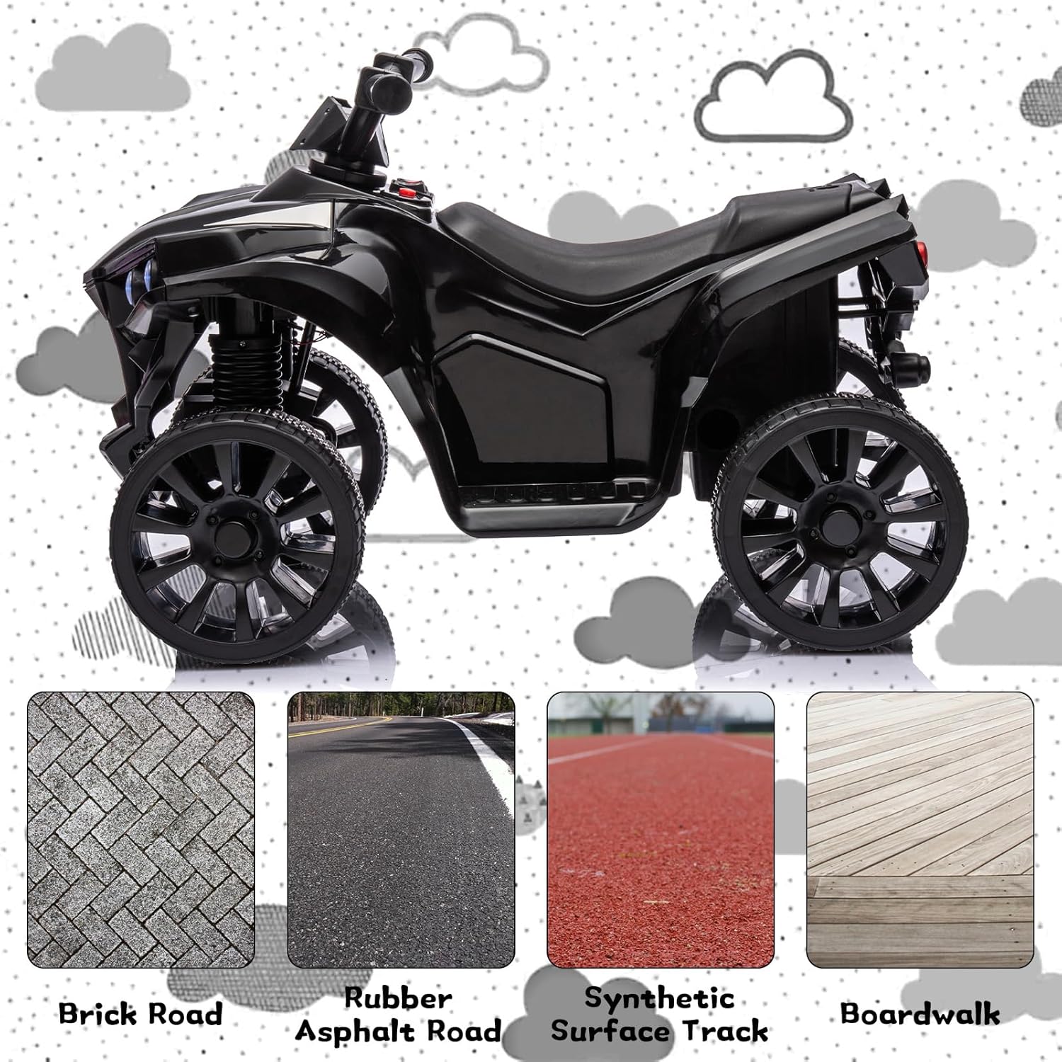 6V Ride on Toy, Kids ATV 4 Whe - Kids Toys Quad ulasan dan harga