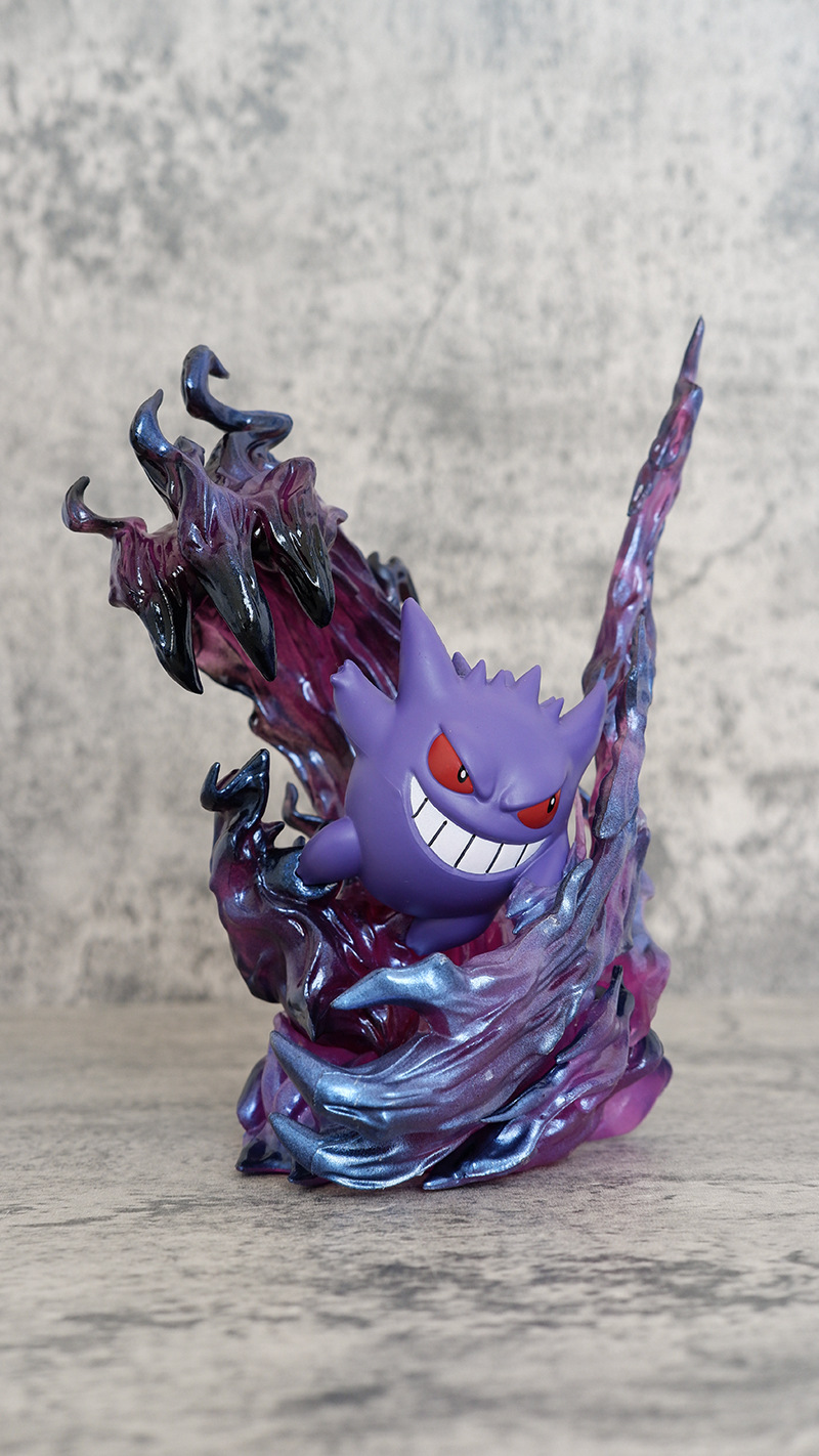 19cm Anime Pokemon Gengar Batt - Kids Toys Japan ulasan dan harga