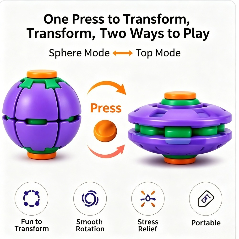 Transforming Fidget Spinner Ba - Kids & Toys Expo Saudi Arabia ulasan dan harga
