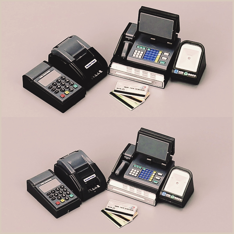1Set Mini Cash Register Card M - Toy Cash Register ulasan dan harga