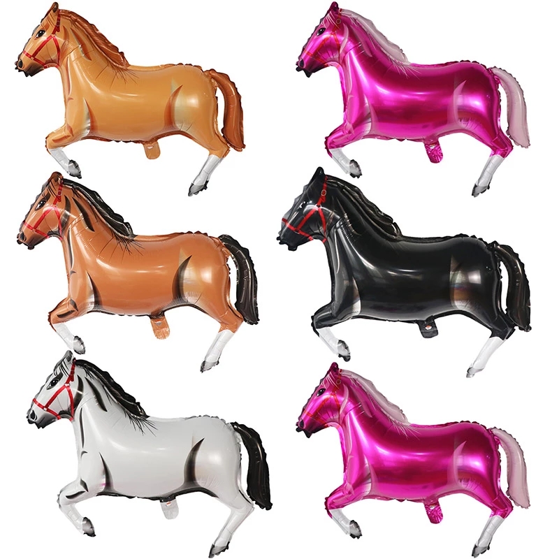 Large Horse Foil Balloons Happ - Kids Toys Horse ulasan dan harga