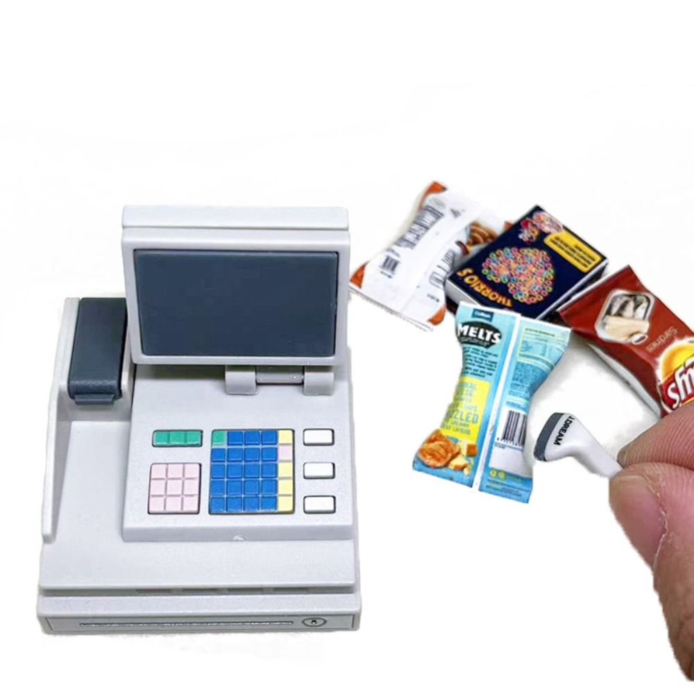 1:6/1:12 Scale Dollhouse POS M - Toy Cash Register ulasan dan harga