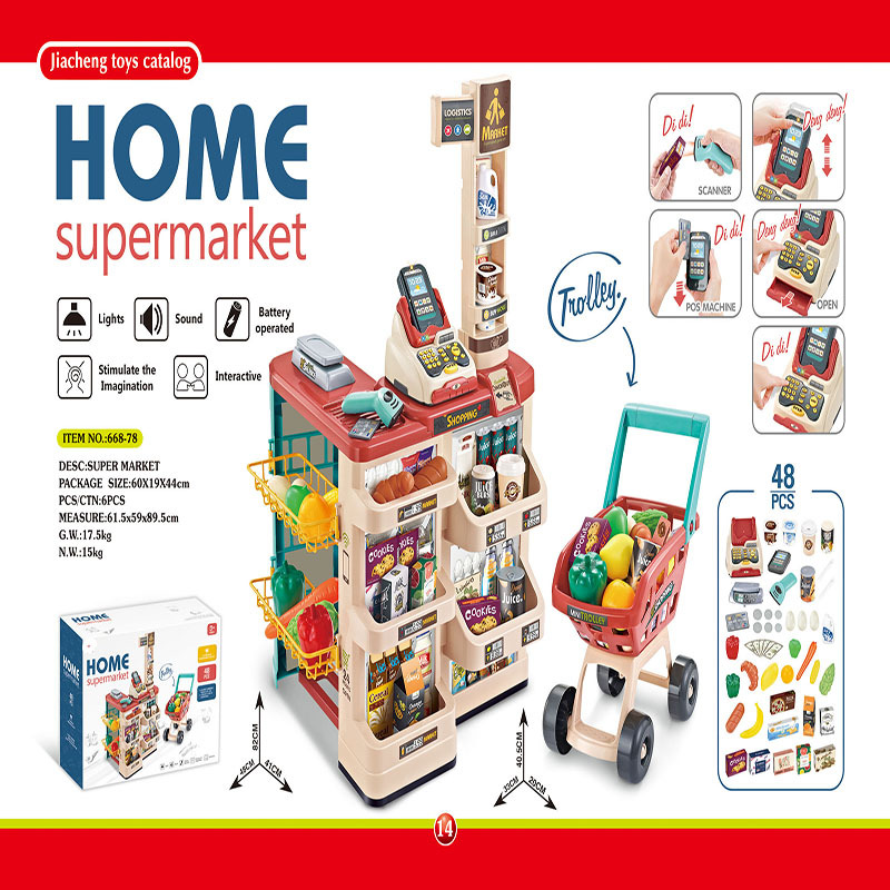 Simulation Food Vending Counte - Toy Cash Register ulasan dan harga