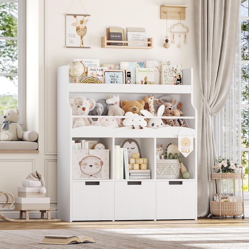 Kids Toy Storage Organizer wit - Kids & Toys Expo Saudi Arabia ulasan dan harga