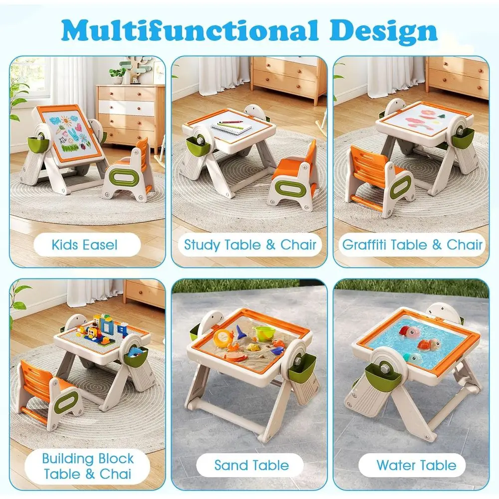 Height-Adjustable Art Easel wi - Kids Art Easel ulasan dan harga