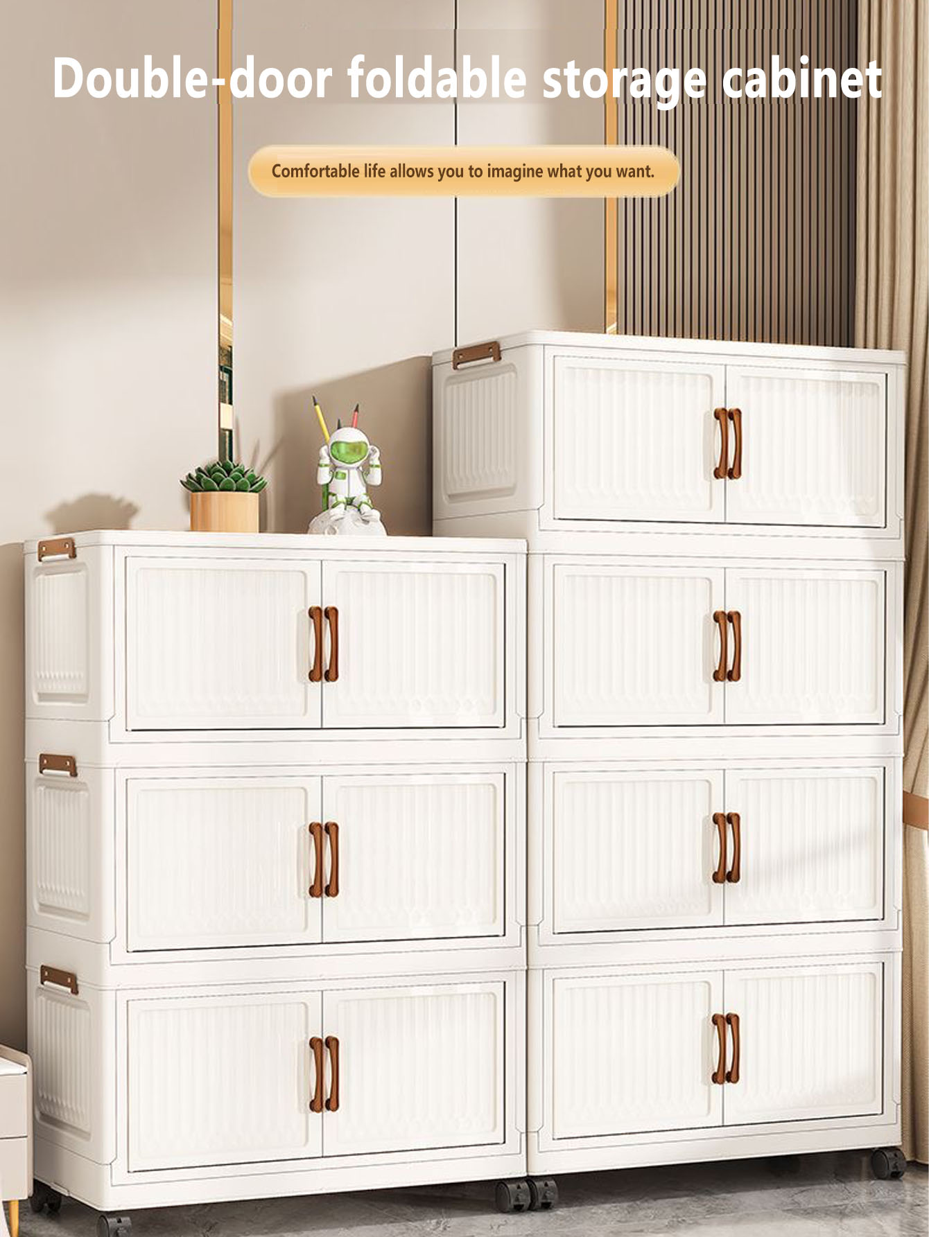 Foldable Plastic Storage Cabin - Kids Toys Home ulasan dan harga