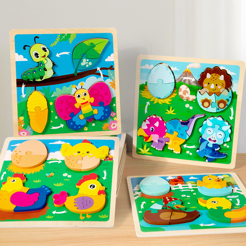 Baby Toy Wooden 3D Puzzle Toys - Kids Toys Cycle ulasan dan harga