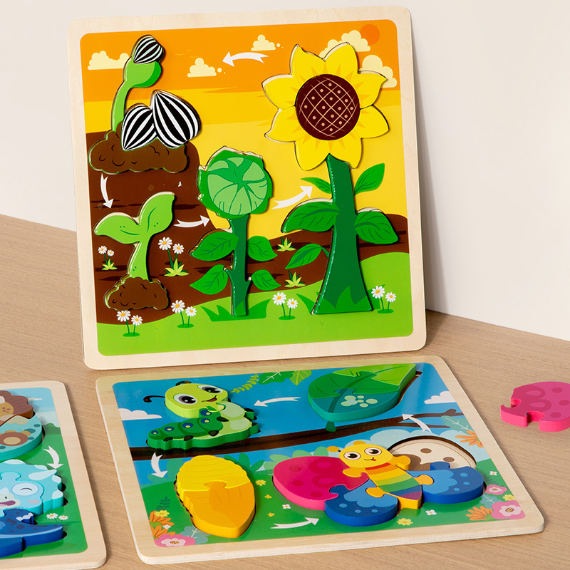 Baby Toy Wooden 3D Puzzle Toys - Kids Toys Cycle ulasan dan harga