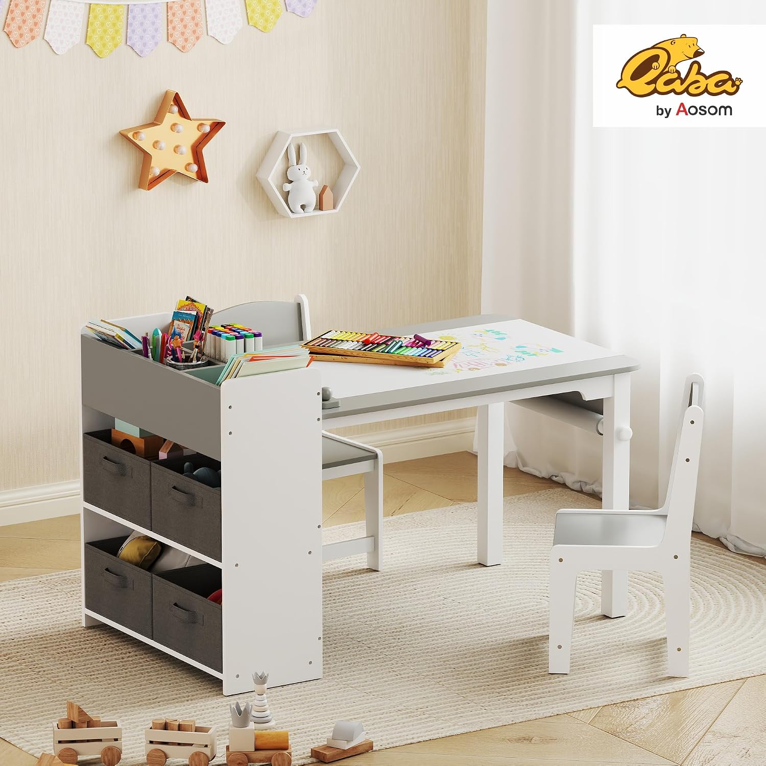Kids Art Table & Easel Chair S - Kids Art Easel ulasan dan harga