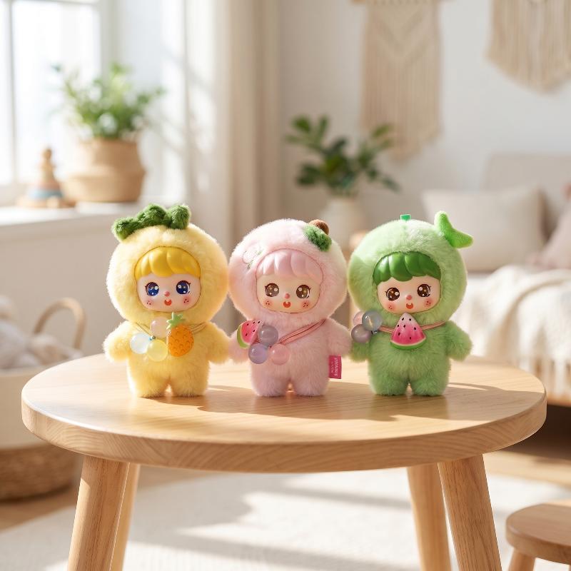 Cute Fruit Plush Doll Keychain - Kids Toys Home ulasan dan harga