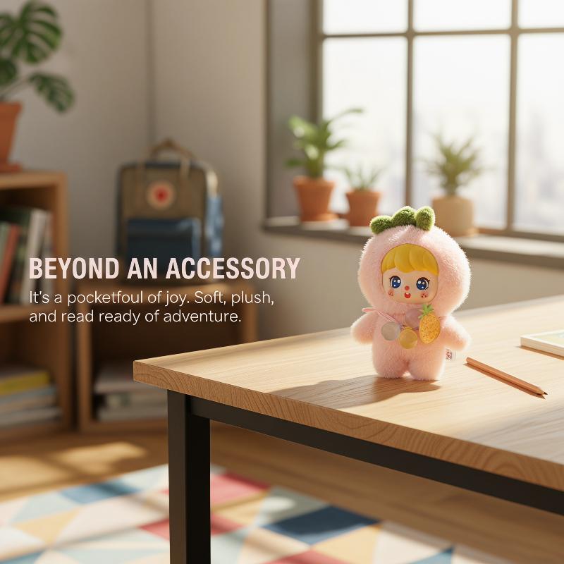 Cute Fruit Plush Doll Keychain - Kids Toys Home ulasan dan harga