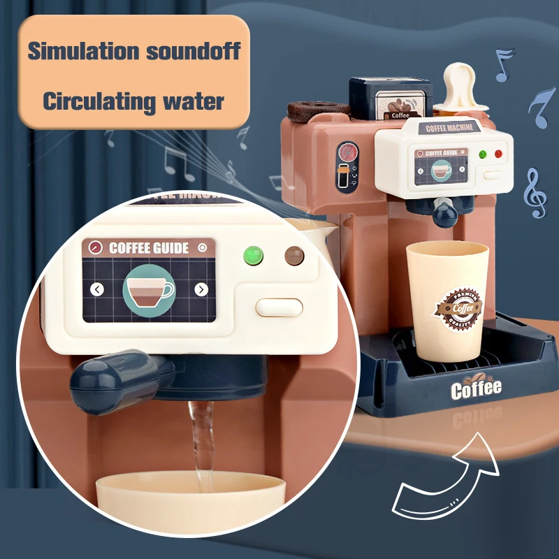 3 In 1 Coffee Machine Toy Set  - Toy Cash Register ulasan dan harga