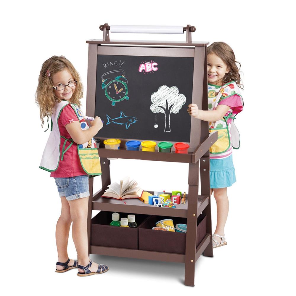 Kids Standing Art Easel With 2 - Kids Art Easel ulasan dan harga
