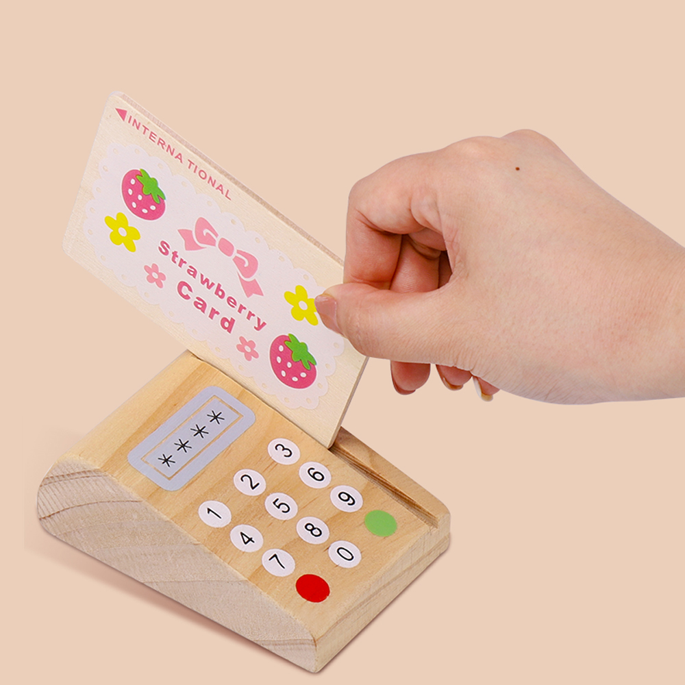 Wooden cash register Toys Chil - Toy Cash Register ulasan dan harga
