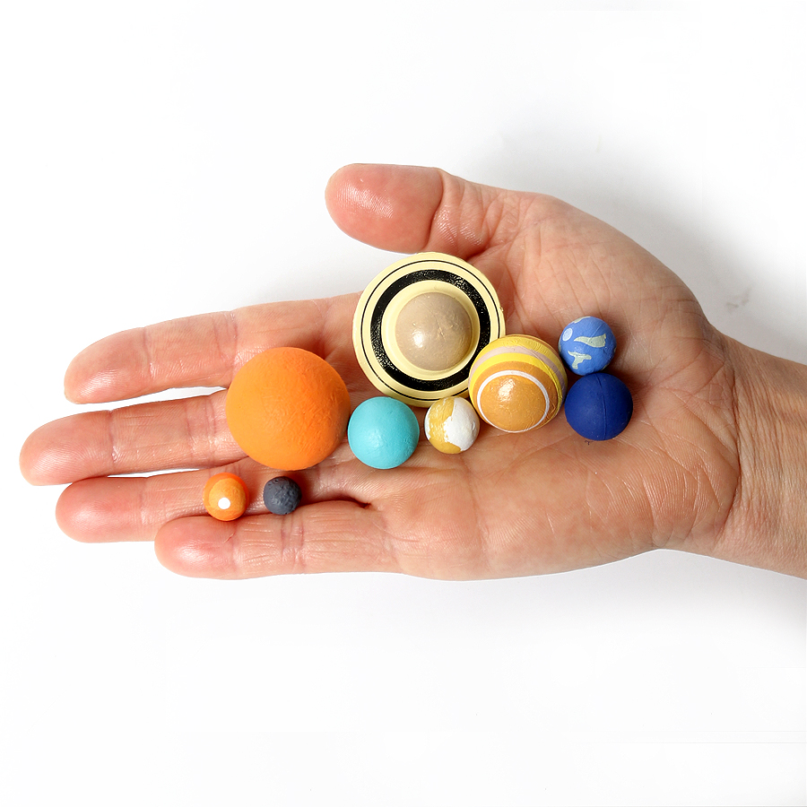 Hand-Painted Solar System Plan - Kids Toys Cycle ulasan dan harga