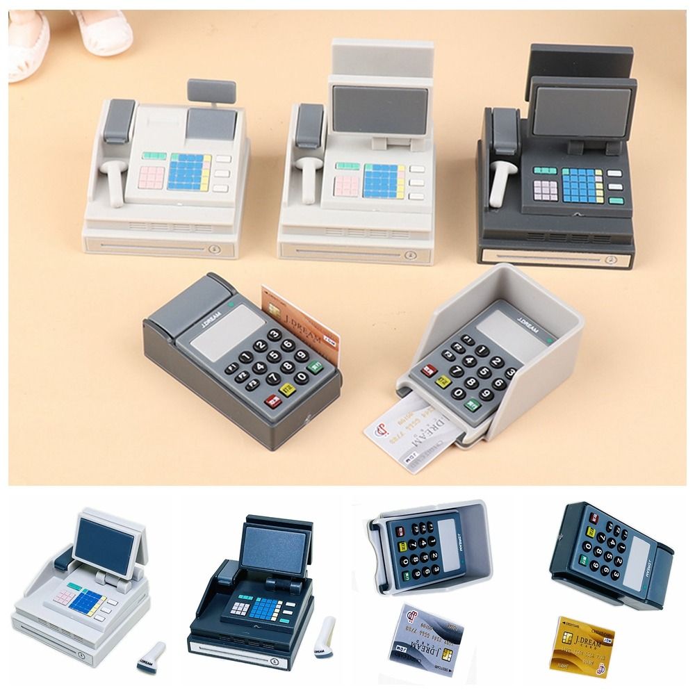 DIY Dollhouse POS Machine Play - Toy Cash Register ulasan dan harga